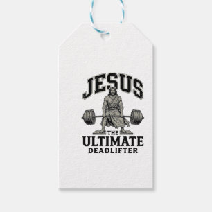 Jesus Ultimate Deadlifter Vintage Gym Shirt Design Gift Tags