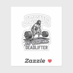 Jesus Ultimate Deadlifter Vintage Vector Shirt Des