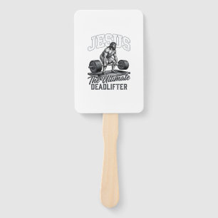 Jesus Ultimate Deadlifter Vintage Vector Shirt Des Hand Fan