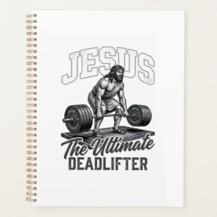 Jesus Ultimate Deadlifter Vintage Vector Shirt Des Planner