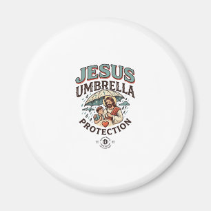 Jesus Umbrella Protection Jesus Umbrella Protectio Magnet