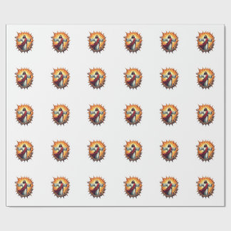 Jesus Victory Burst Vintage Engraving Shirt Wrapping Paper