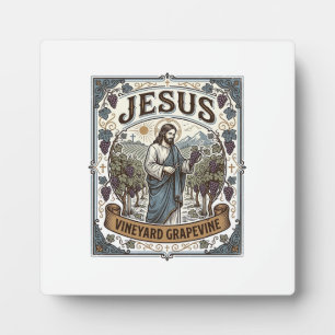 Jesus Vineyard Grapevine Jesus Vineyard Grapevine  Plaque