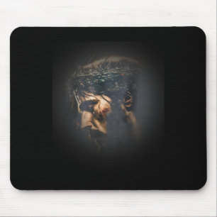 Jesus Vintage 90s Graphic Shirt Mouse Pad