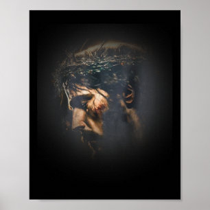 Jesus Vintage 90s Graphic Shirt  Poster