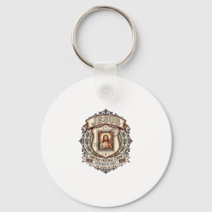 Jesus Vintage Postage Stamp Jesus Vintage Postage  Key Ring