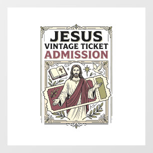 Jesus Vintage Ticket Admission Jesus Vintage Ticke