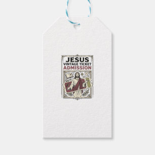 Jesus Vintage Ticket Admission Jesus Vintage Ticke Gift Tags