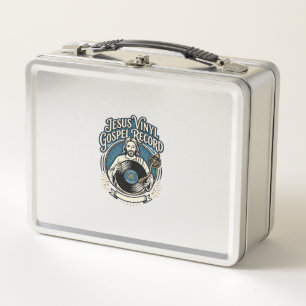 Jesus Vinyl Gospel Record Jesus Vinyl Record Chris Metal Lunch Box
