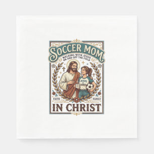 Jesus Volleyball Softball Soccer Vintage Shirt Chr Napkin