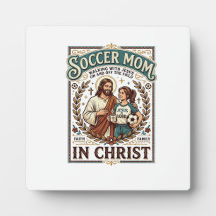 Jesus Volleyball Softball Soccer Vintage Shirt Chr Plaque