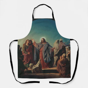 Jesus Wakes Lazarus by Robert Wilhelm Ekman  Apron