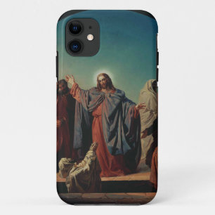 Jesus Wakes Lazarus by Robert Wilhelm Ekman  Case-Mate iPhone Case