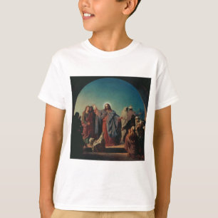 Jesus Wakes Lazarus by Robert Wilhelm Ekman  T-Shirt