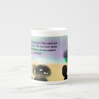 jesus walk with us bone china mug