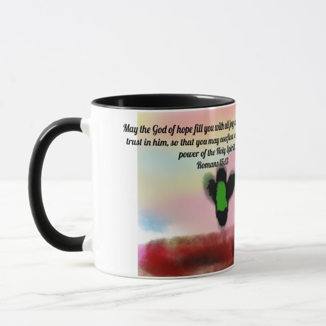 jesus walking  mug (Left)