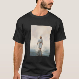 Jesus Walking on Water Oil Painting T-Shirt