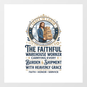 Jesus Warehouse Logistics Graphic Tee Christian Ar