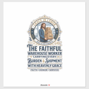 Jesus Warehouse Logistics Graphic Tee Christian Ar