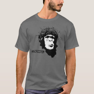 Jesus was 98% Chimp atheist shirt
