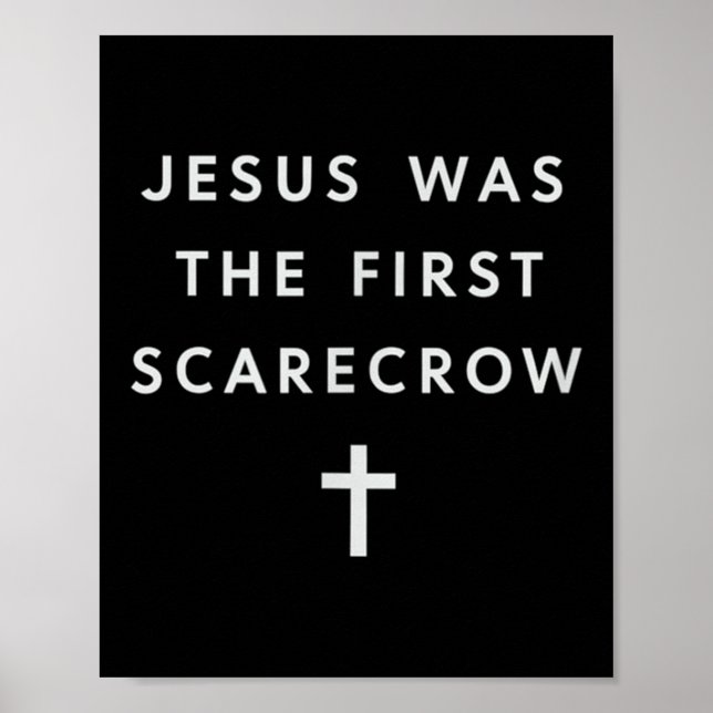 Jesus Was The First Ecrow – Minimalist Christian S Poster (Front)