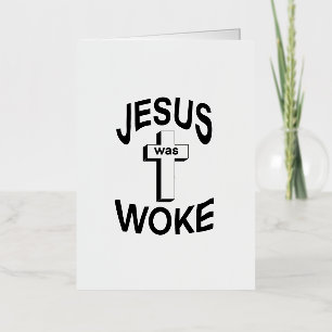 Jesus was Woke Foil Greeting Card