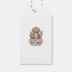 Jesus Watercolor Hobby T-Shirt Inspirational Faith Gift Tags