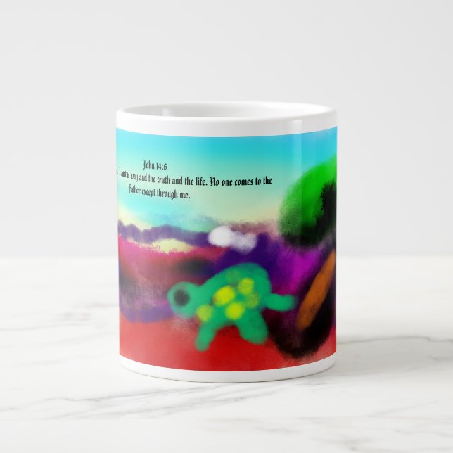 jesus way large coffee mug (Front)