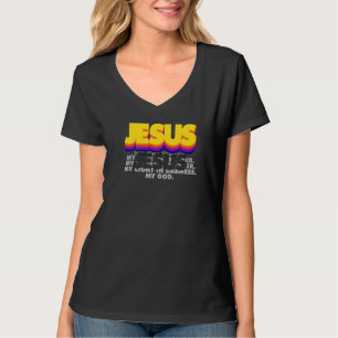 Jesus Way Maker Promise Keeper Miracle Worker Lamp T-Shirt