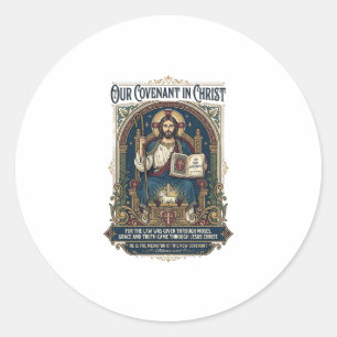 Jesus Wedding Photographer Shirt Christian Classic Round Sticker
