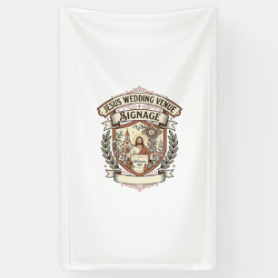 Jesus Wedding Venue Signage Jesus Wedding Venue Si Banner