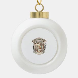 Jesus Wedding Venue Signage Jesus Wedding Venue Si Ceramic Ball Christmas Ornament