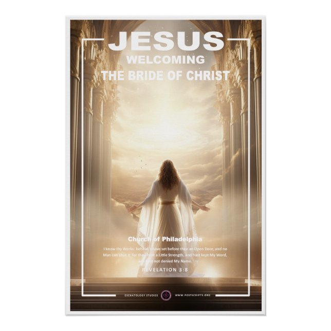 Jesus - Welcoming the Bride Poster (Front)