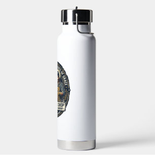 Jesus Welder Metal Shop T-Shirt Inspirational Fait Water Bottle