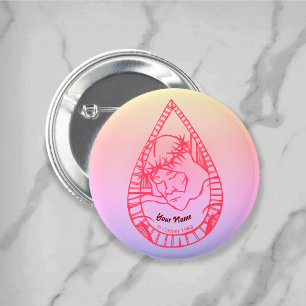 Jesus Wept Christian 6 Cm Round Badge