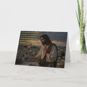 Jesus Wept Greeting Card