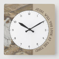 Jesus Will You Look at the Time Christ Clock