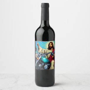 Jesus wine label! wine label