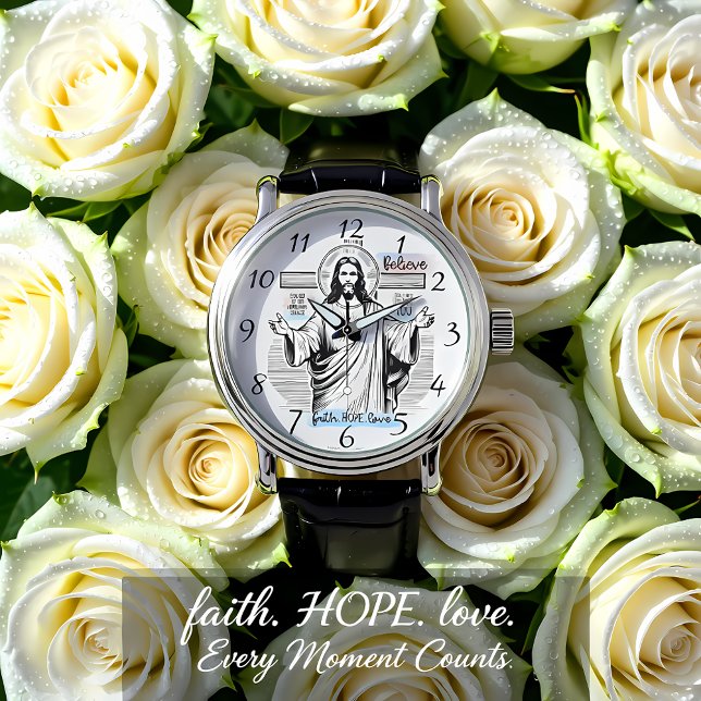 Jesus With a Serene Look Watch (Creator Uploaded)