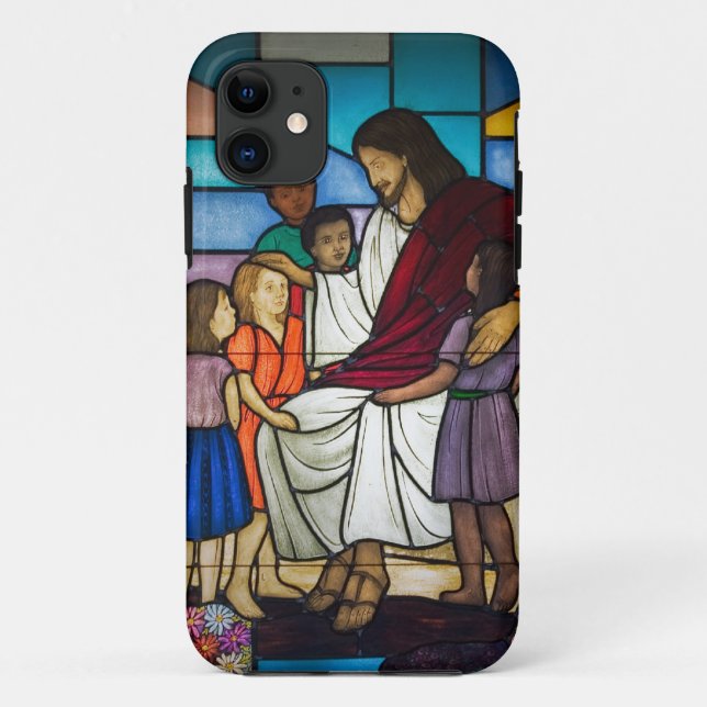 Jesus with children Case-Mate iPhone case (Back)