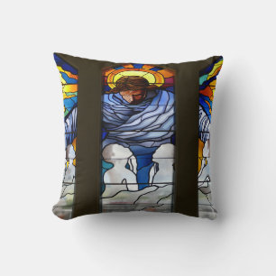 Jesus with children cushion