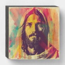 Jesus Wood Box Home Decor Art