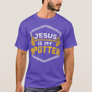 Jesus Workout Shirt Jesus is my Spotter Gym Gift