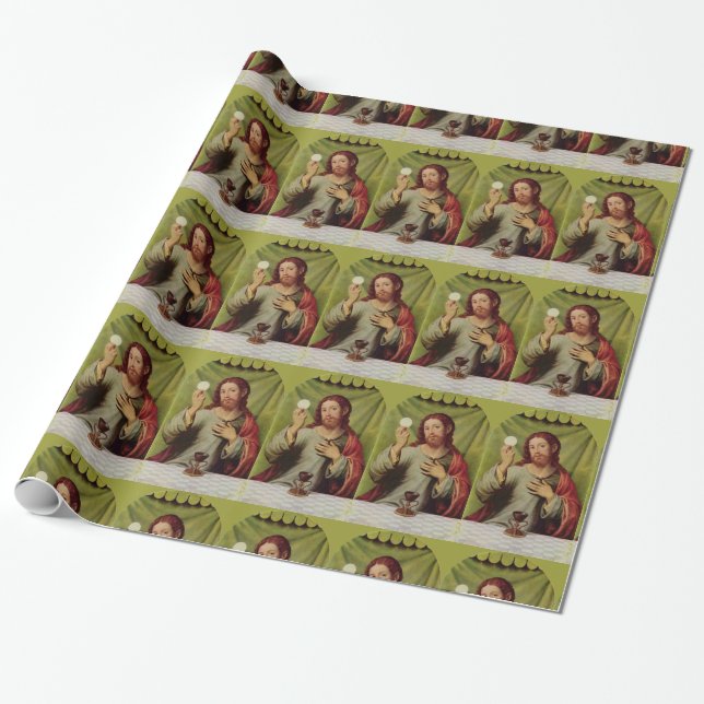 Jesus wrapping paper (Unrolled)