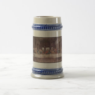 Jesus "Yeshua" The Last Supper, Leonardo da Vinci Beer Stein