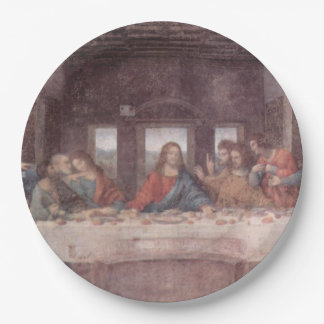 Jesus "Yeshua" The Last Supper, Leonardo da Vinci Paper Plate