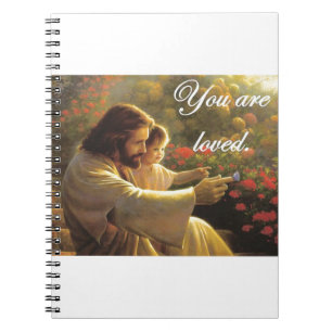 Jesus- You Are Loved Spiral Notebook