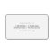 Jet Aeroplane Business Card