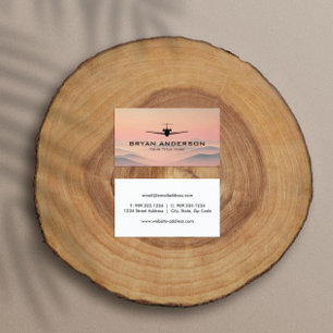 Jet Airplane Business Card