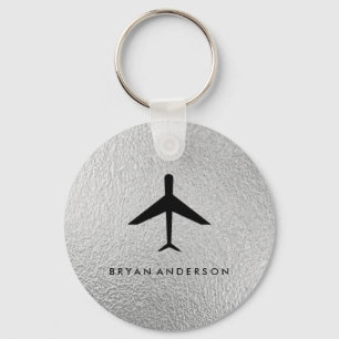 Jet Airplane Key Ring